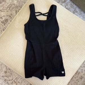 Black Sleeveless Romper